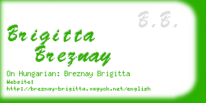 brigitta breznay business card